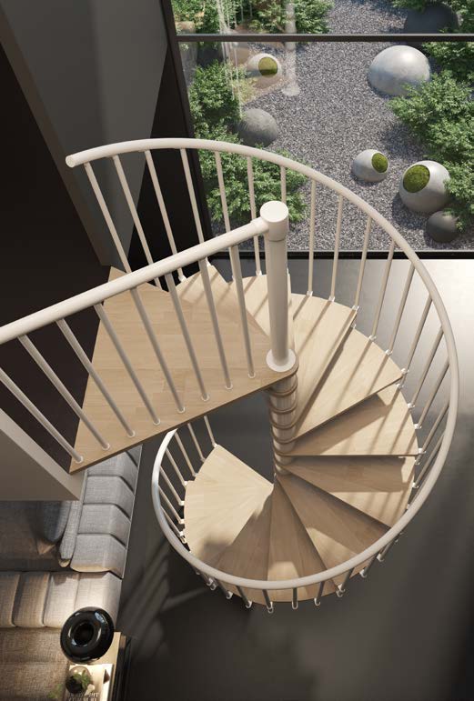 Phola Spiral Stair detail
